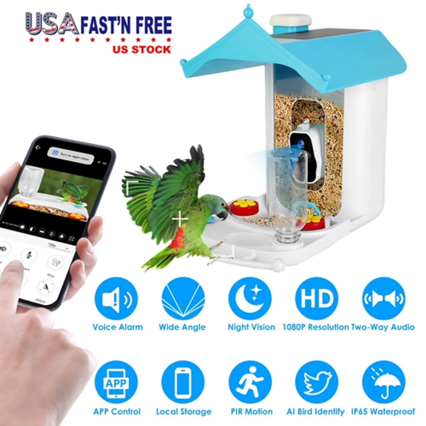 Solar Powered Smart Bird Feeder