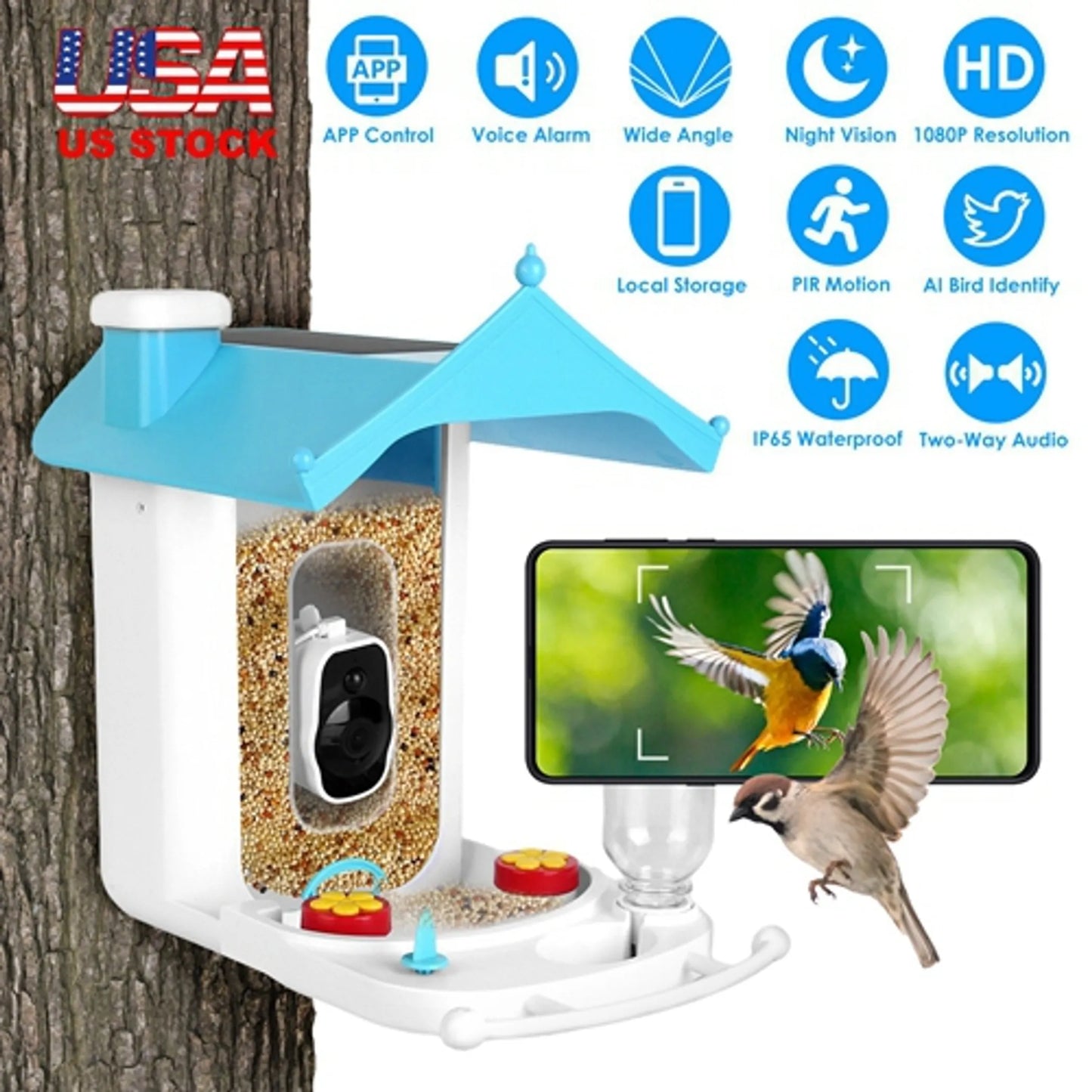 Solar Powered Smart Bird Feeder