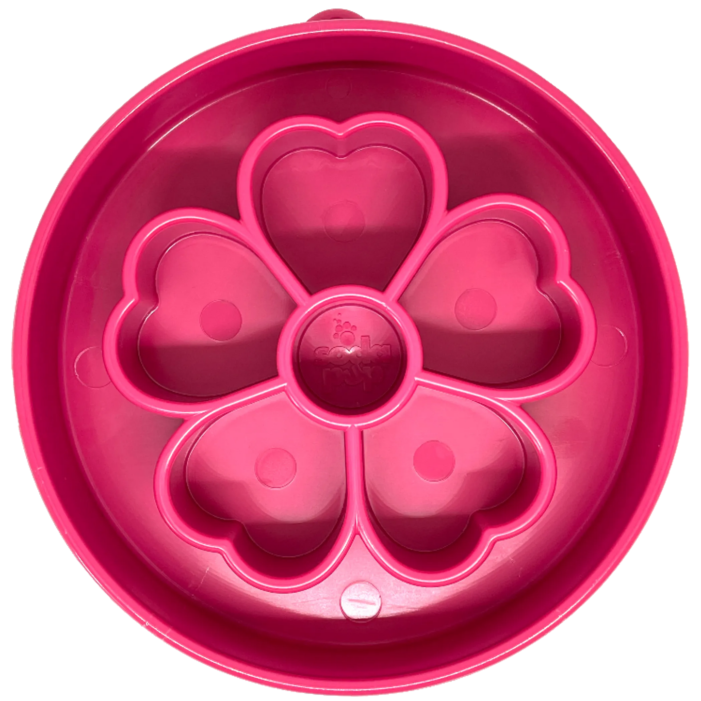 Flower eBowl Deep Slow Feeder Dog Bowl for Enrichment
