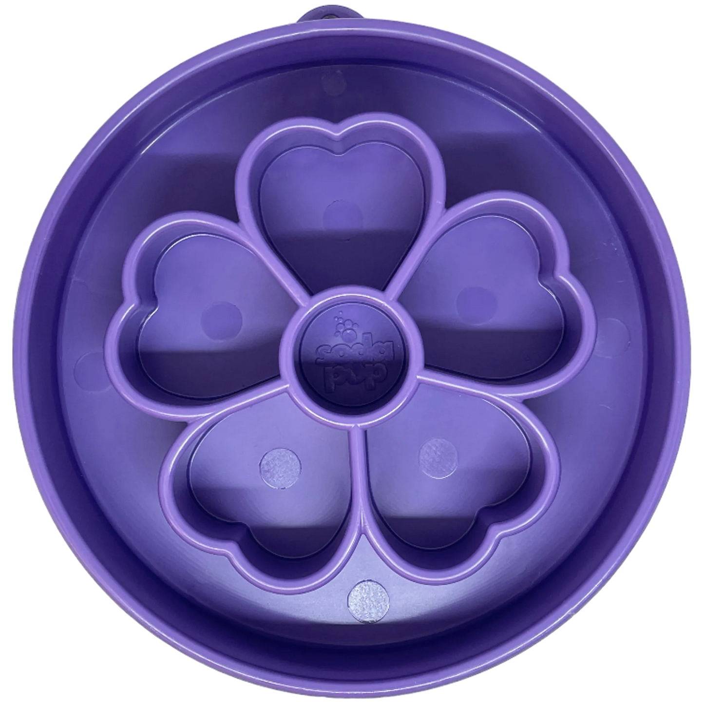 Flower eBowl Deep Slow Feeder Dog Bowl for Enrichment