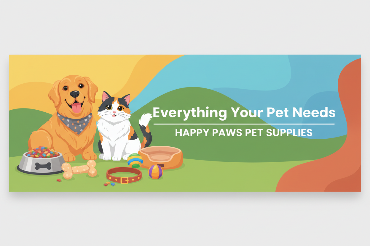 Pet Supplies Banner